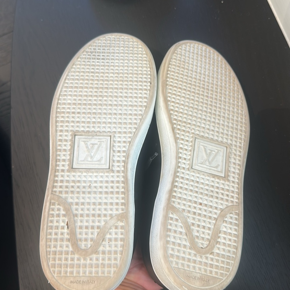 Louis Vuitton Black and Gold Sneakers - Picture 5 of 5